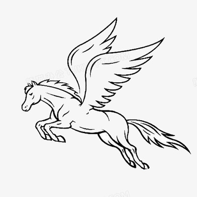 天馬PNG圖片素材下載_天馬PNG_熊貓辦公