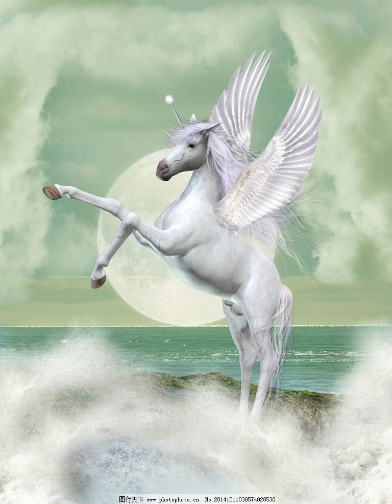 夢幻世界天馬圖片