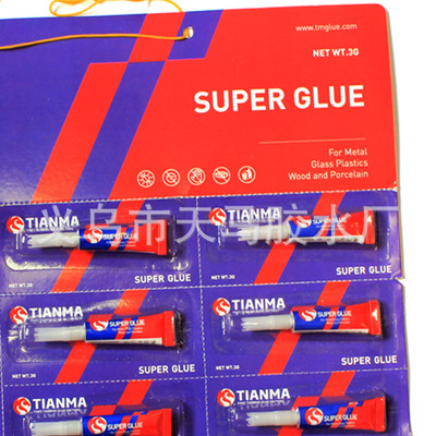 【義烏大量供應 12支卡強力膠 強力粘合劑 廠家直銷】價格,廠家,圖片,合成膠粘劑,義烏市天馬膠水廠-