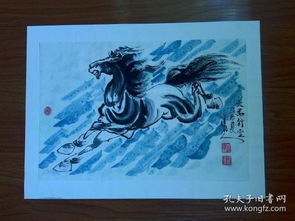 國畫中的天馬 名人筆下的神韻與氣魄