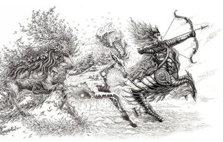 傅淳強(qiáng)《天馬行空圖》 揮毫潑墨間的詩意想象