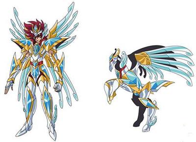 《圣斗士星矢》 史上最全“天馬座”圣衣，跨越三代共11件