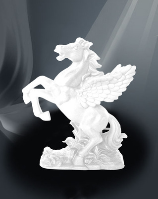 工廠直營(yíng)可定做，純銀天馬騰空 洛陽乾寶金銀工藝制品解析