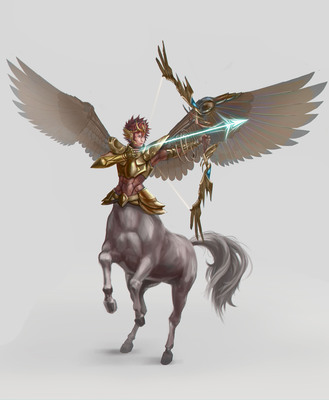 伊娃卡與天馬 插畫習作中的奇幻想象